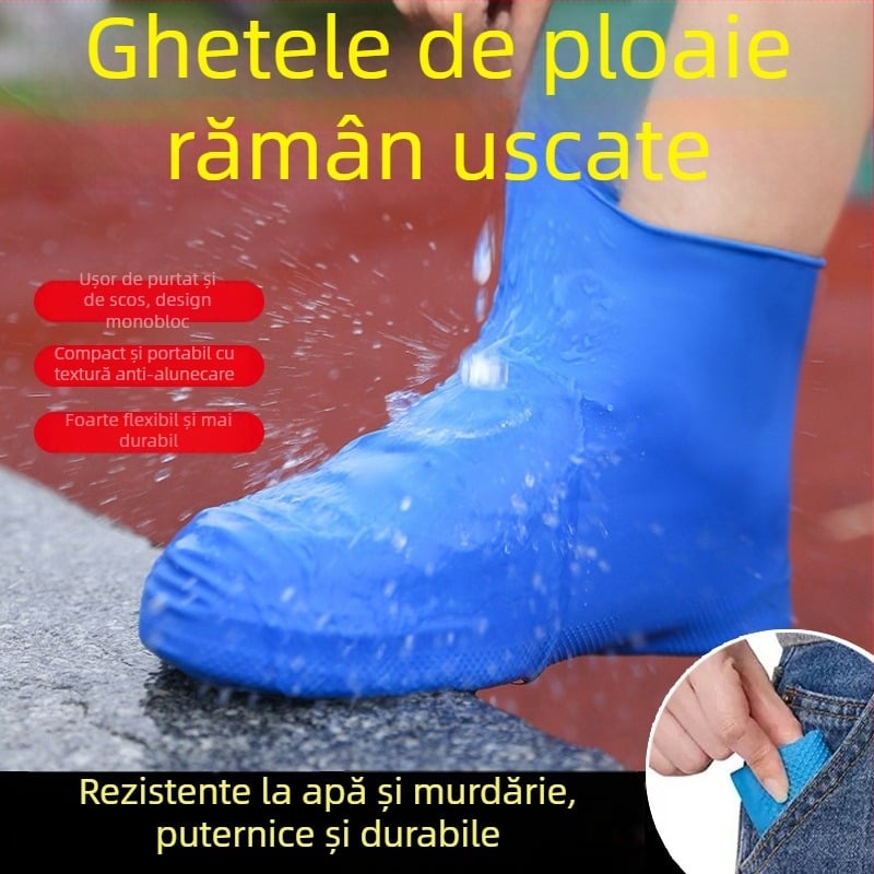 Capace pentru pantofi: rezistente la pete, reutilizabile, stil lux ușor, model sdg-622, cutie cu 100 bucăți