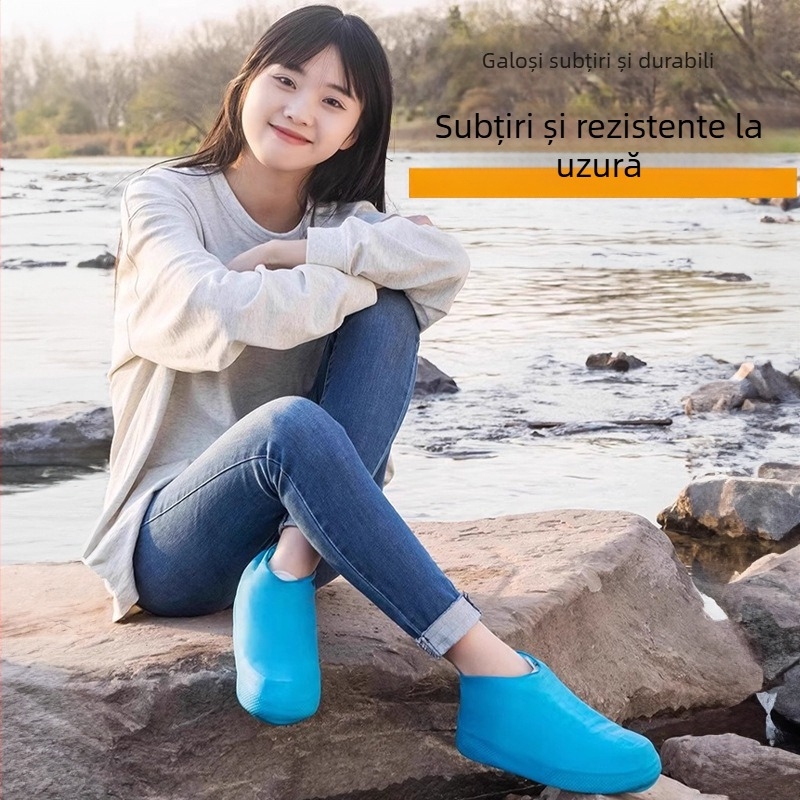 Capace pentru pantofi: rezistente la pete, reutilizabile, stil lux ușor, model sdg-622, cutie cu 100 bucăți