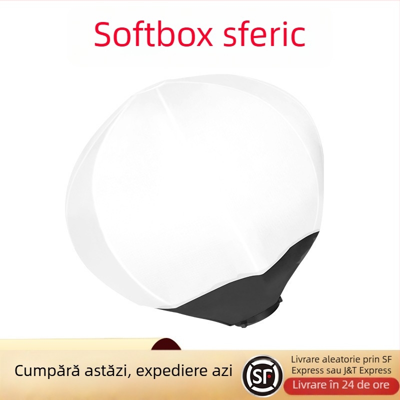 RGQ65 Lumină din fibră de carbon pentru iluminare difuză, fotografiere și streaming live