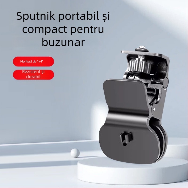 Cleme universale puternice pentru streaming live, cu iluminare de completare și cap pan-tilt; suportă până la 2 kg