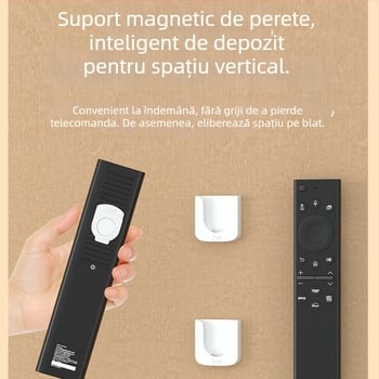 Cârlig adeziv organizator pentru telecomenzi, aer condiționat, televizoare și proiector — ABS; cârlig unic; stil minimalist modern; cod produs 2305; greutate 17 g