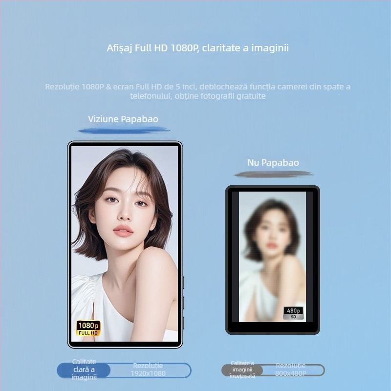 Display pentru selfie CP5 Lite – Conectare cu un singur atingere, Fotografiere la distanță (Încărcare maximă 2–5 kg; Greutate 123 g)