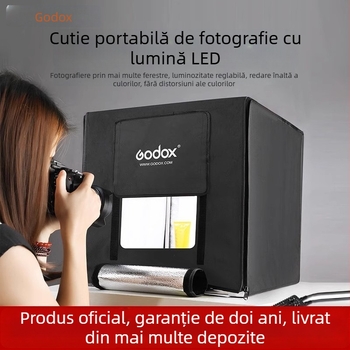 Shenniu LSD Cutie de lumină pentru studio foto compact LED cu lumină difuză, fără umbre, lumină de umplere, cutie foto mică