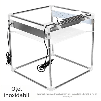 Shenniu LSD Cutie de lumină pentru studio foto compact LED cu lumină difuză, fără umbre, lumină de umplere, cutie foto mică