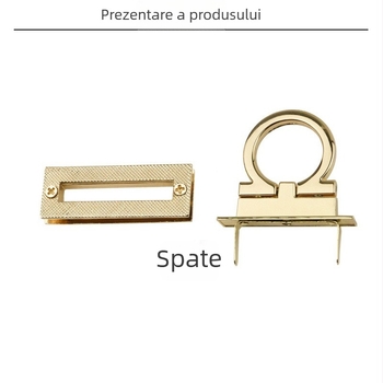 Încuietoare metalică tip mortise, aliaj, marca Meters, finisaj lucios, seria Mortise lock