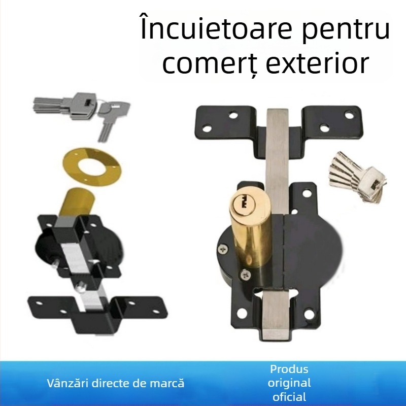 Încuietoare mortise JH-108 de Jianghao Tianneng, corp din fier, potrivită pentru uși din lemn, uși de garderobă și uși cu sertare