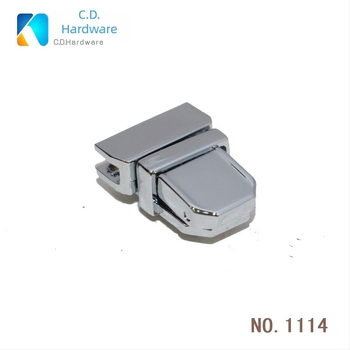 Încuietoare mortise pentru bagaje — aliaj de zinc, model 1114, greutate 11 g, personalizare disponibilă