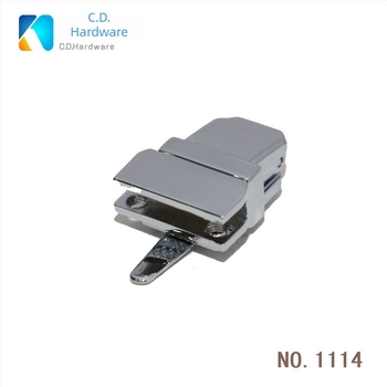 Încuietoare mortise pentru bagaje — aliaj de zinc, model 1114, greutate 11 g, personalizare disponibilă