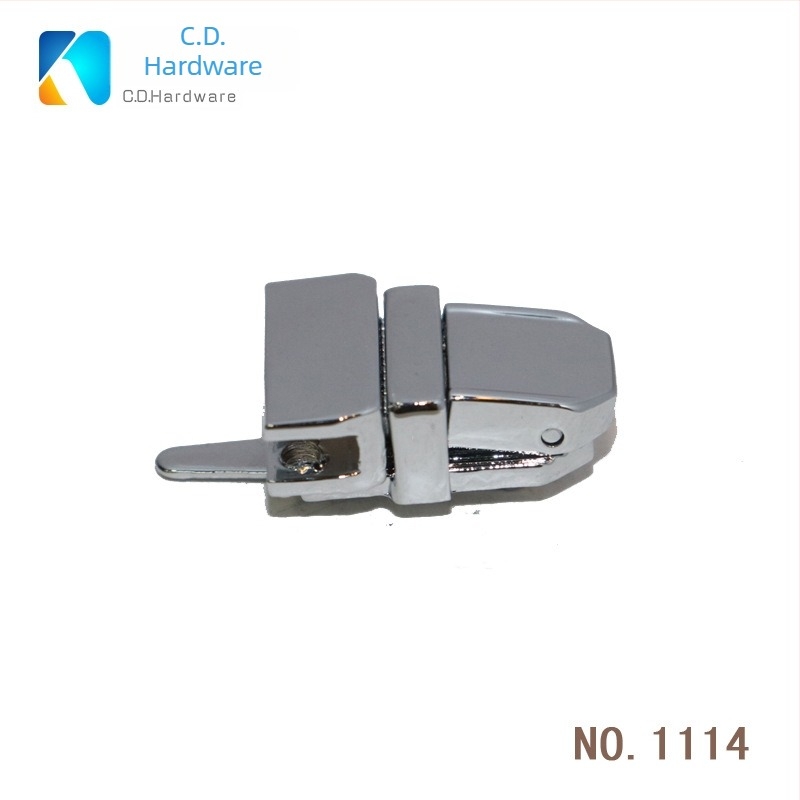 Încuietoare mortise pentru bagaje — aliaj de zinc, model 1114, greutate 11 g, personalizare disponibilă