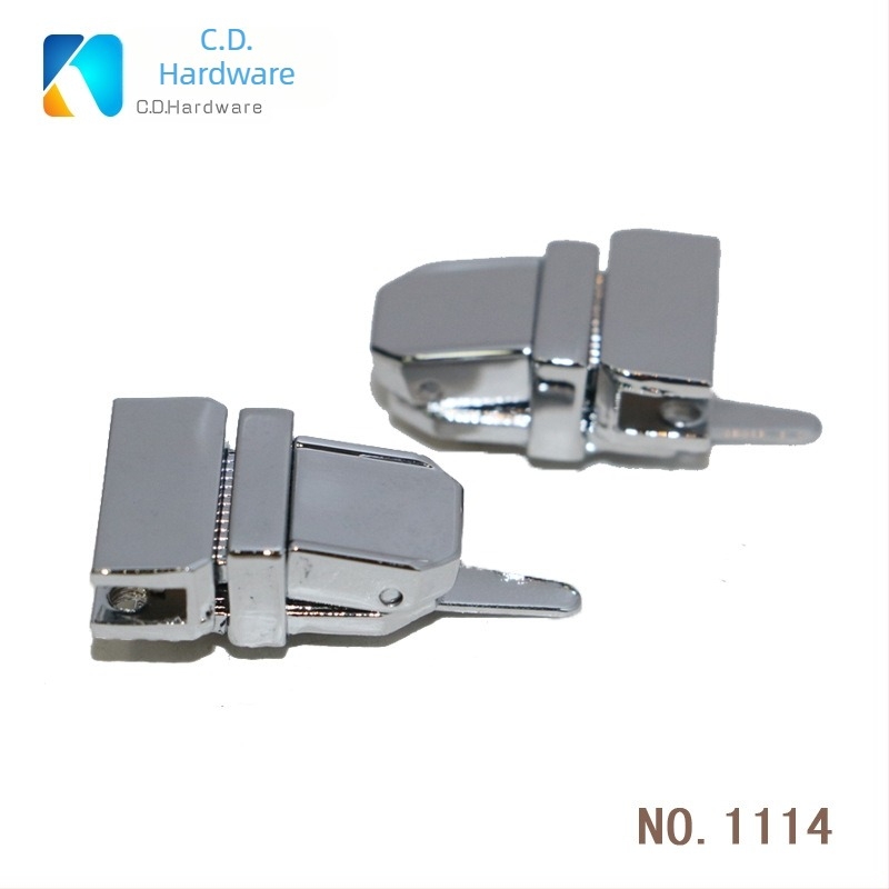 Încuietoare mortise pentru bagaje — aliaj de zinc, model 1114, greutate 11 g, personalizare disponibilă