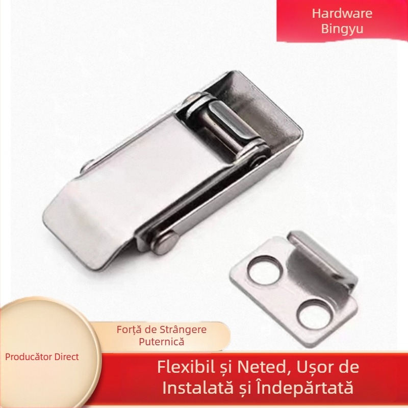 Hasp DK621-1 din oțel inoxidabil pentru dulapuri și cutii – Bing Shuo, personalizabil
