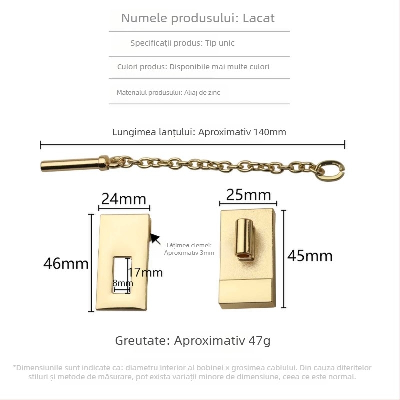 Twist Lock pentru accesorii de bagaje | Model: Latch Lock | Marca: Jin Hongyang