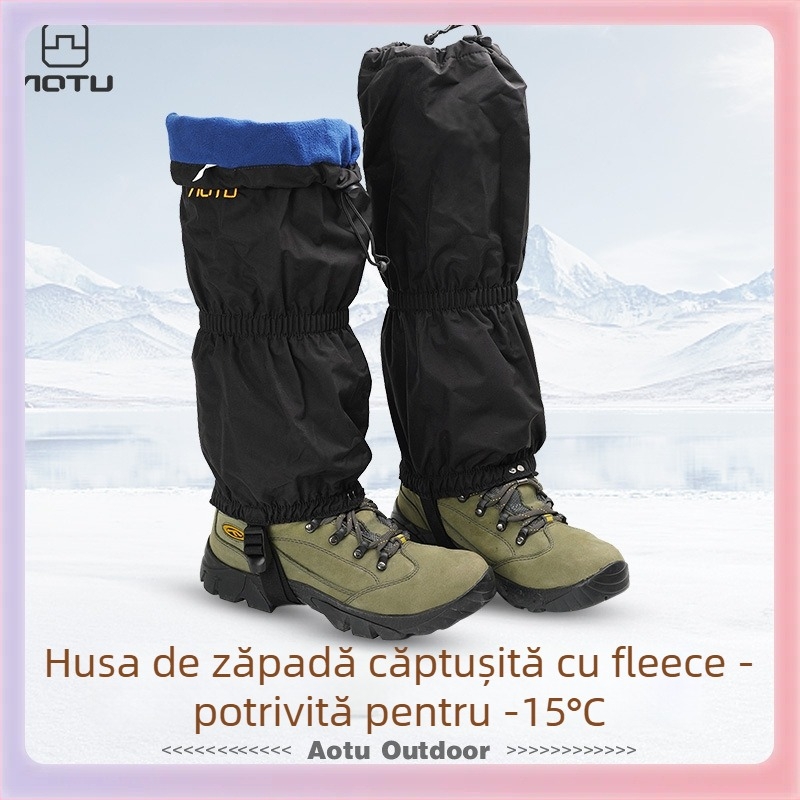 Gaitere pentru picioare – impermeabile și rezistente la nisip, material Oxford, pentru drumeții, alpinism și schi, adulți și copii