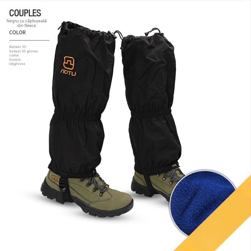 Gaitere pentru picioare – impermeabile și rezistente la nisip, material Oxford, pentru drumeții, alpinism și schi, adulți și copii