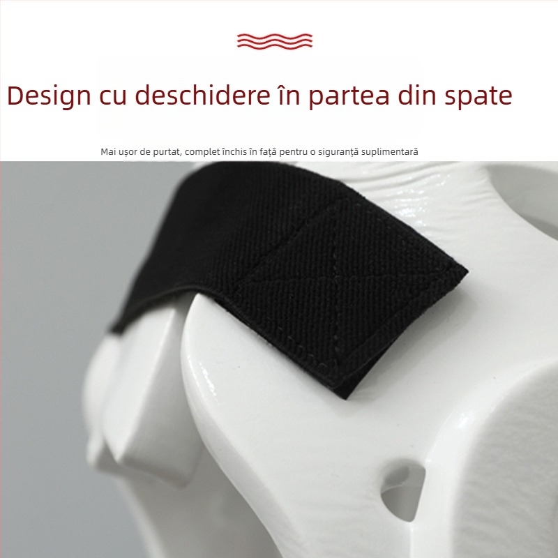 Cască Karate cu protecție facială pentru competiții și antrenamente — corp din fibră de poliester