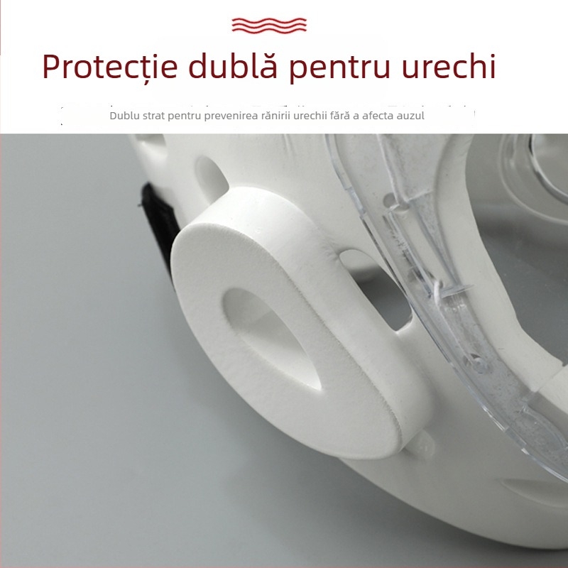 Cască Karate cu protecție facială pentru competiții și antrenamente — corp din fibră de poliester