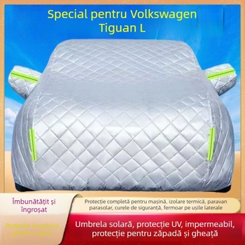 Husă auto Tiguan L, Oxford material, protecție solară și împotriva ploii, izolație termică, protecție împotriva frigului și zăpezii