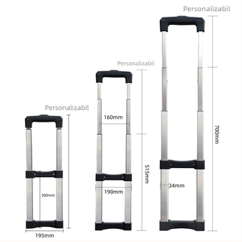 Bară de tracțiune telescopică din aluminiu pentru accesorii de bagaje