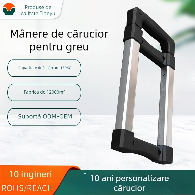 Bară de tracțiune telescopică din aluminiu pentru accesorii de bagaje