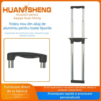 Prosperity mâner telescopic pentru bagaje din aluminiu, model T025-3, seria tijă de tragere unică