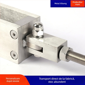 Clește de suspensie pentru sticlă, oțel inoxidabil, Xibang Metal, stil modern minimalist, pentru perete cortină din sticlă