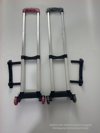 Mâner telescopic pliabil din aluminiu pentru bagaje, universal pentru rucsacuri și genți de călătorie, stil de relaxare, Primăvara 2025