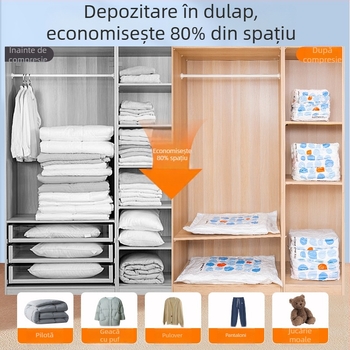 Dr.storage pungă vid pentru haine – material PA+PE, compresie cu pompă, pompă inclusă, mai multe modele