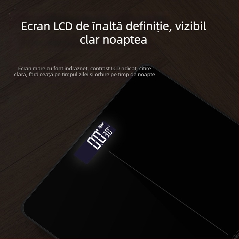 Cântar electronic multifuncțional, inteligent, pentru măsurarea masei corporale și a greutății animalelor de companie, cântar compact pentru uz casnic
