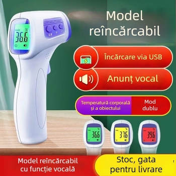 Termometru medical cu infraroșu IM-9001, termometru electronic automat pentru uz casnic, precizie clinică
