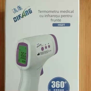 Dikang HG01 termometru portabil cu infraroșu pentru frunte, măsurare a temperaturii inteligentă, afișaj digital