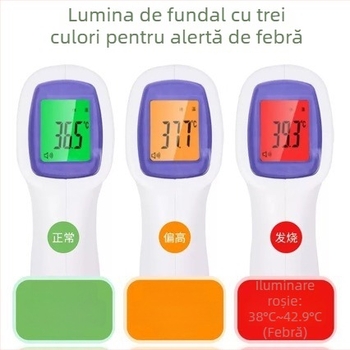 Termometru infraroșu medical pentru frunte, portabil pentru uz casnic, pistol de temperatură cu senzor pe frunte, aprobare Guangdong Machinery Note 20182070931