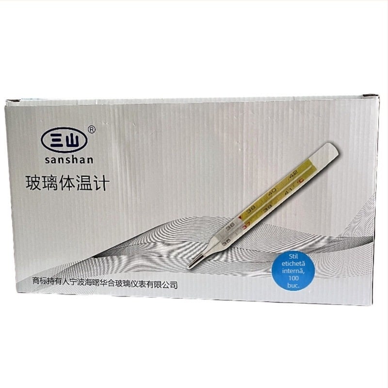 Termometru pentru axilă, cu caractere mari și scară mare, Model Armpit, Cod produs 1, Garanție națională, Aprobarea: Zhejiang 20182070144