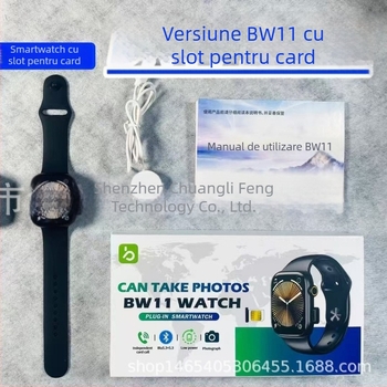 Ceas inteligent cu conectivitate Bluetooth, monitorizare a ritmului cardiac, măsurarea tensiunii arteriale, oxigen în sânge și monitorizarea somnului