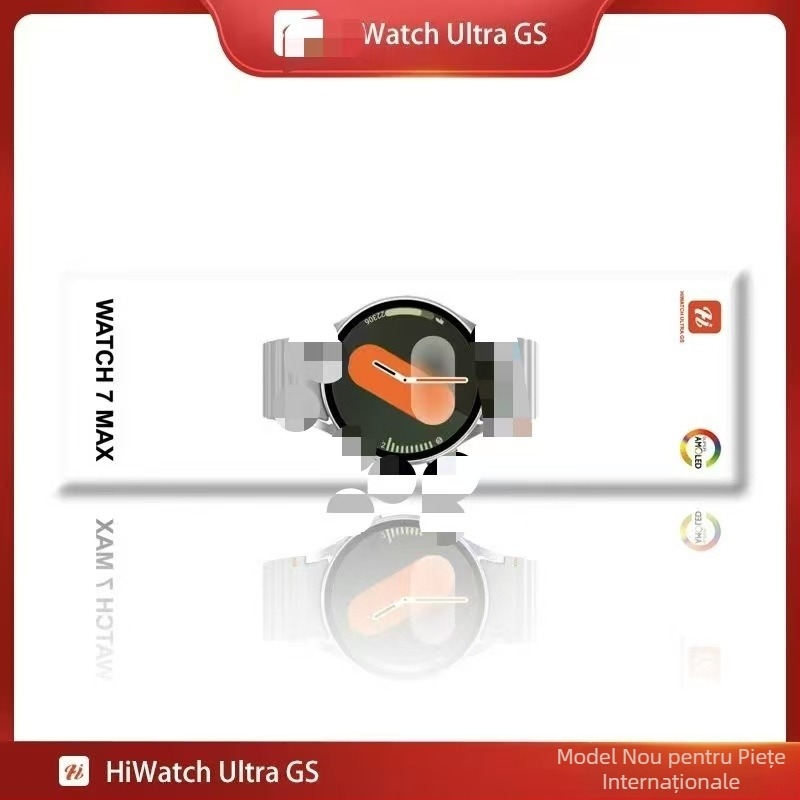 Watch7Max smartwatch cu apeluri Bluetooth, ritm cardiac, tensiune arterială, saturație de oxigen în sânge și monitorizarea somnului