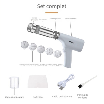 Accesoriu pentru mașina de paste portabilă – cutie reductor Vio, corp din nylon, viteză 5,5 cm/s