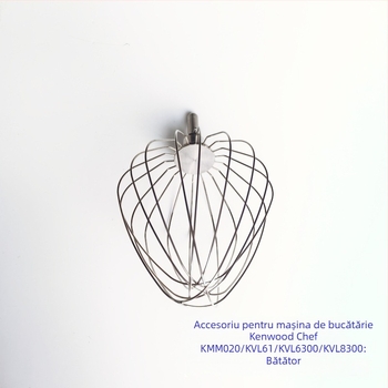 Bilute de mixare pentru ouă pentru mixer Kaywood — compatibile cu KMM020, KVL61, KVL6300, KVL8300; SUS304; amestecare