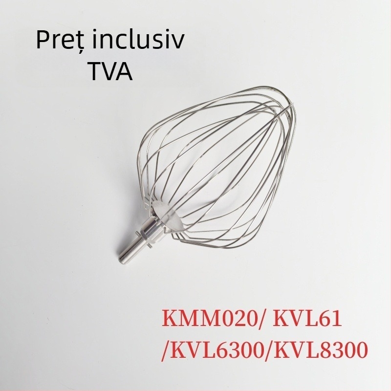 Bilute de mixare pentru ouă pentru mixer Kaywood — compatibile cu KMM020, KVL61, KVL6300, KVL8300; SUS304; amestecare