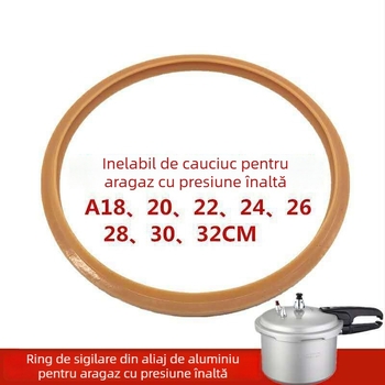 Inel de etanșare pentru oală sub presiune, din silicon cauciucat, rezistent la temperaturi înalte, Brand Unique, compatibil cu accesorii pentru mașini de lapte de soia/amestecare/măcinare