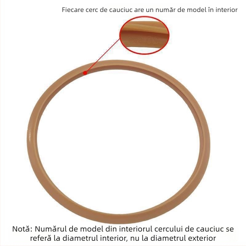 Inel de etanșare pentru oală sub presiune, din silicon cauciucat, rezistent la temperaturi înalte, Brand Unique, compatibil cu accesorii pentru mașini de lapte de soia/amestecare/măcinare