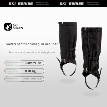 Gaitere pentru zăpadă și drumeții – protecții lungi pentru încălțăminte, unisex, TPU, stil sport, vară