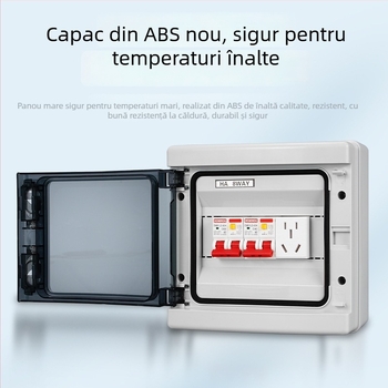 HA-8WAY întrerupător de circuit cu 8 poli, material ABS, exterior impermeabil, rezistent la praf, protecție la scurgeri de curent