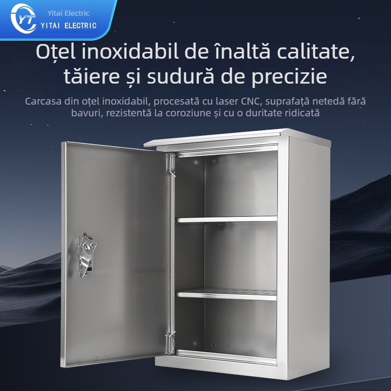 Cutie poștală din oțel inoxidabil, montată pe perete, pentru utilizare interioară/exterioară, protecție IP55, brand Yitai, personalizabil