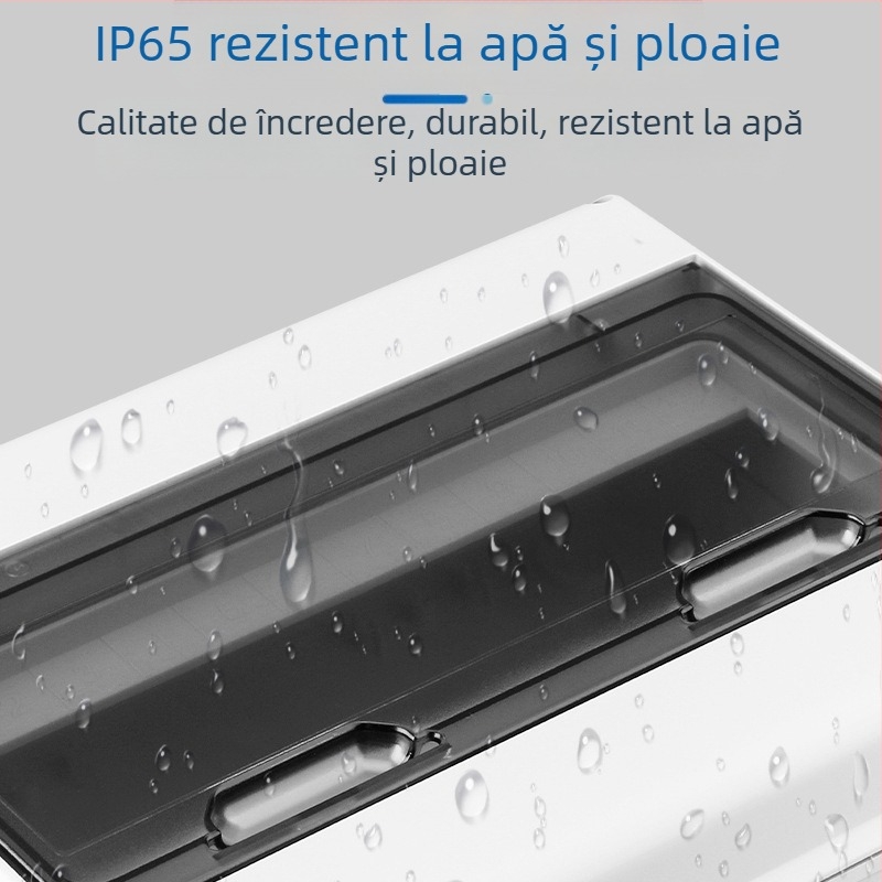 Cutie de distribuție externă, impermeabilă pentru PV, 3–18 circuite, carcasă ABS, curent nominal 10 A