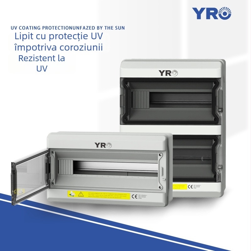 Cutie de distribuție PV Impermeabilă HA serie, carcasă PC+ABS IP65, montaj pe suprafață, 4–39 circuite, 1–3 rânduri de întrerupătoare