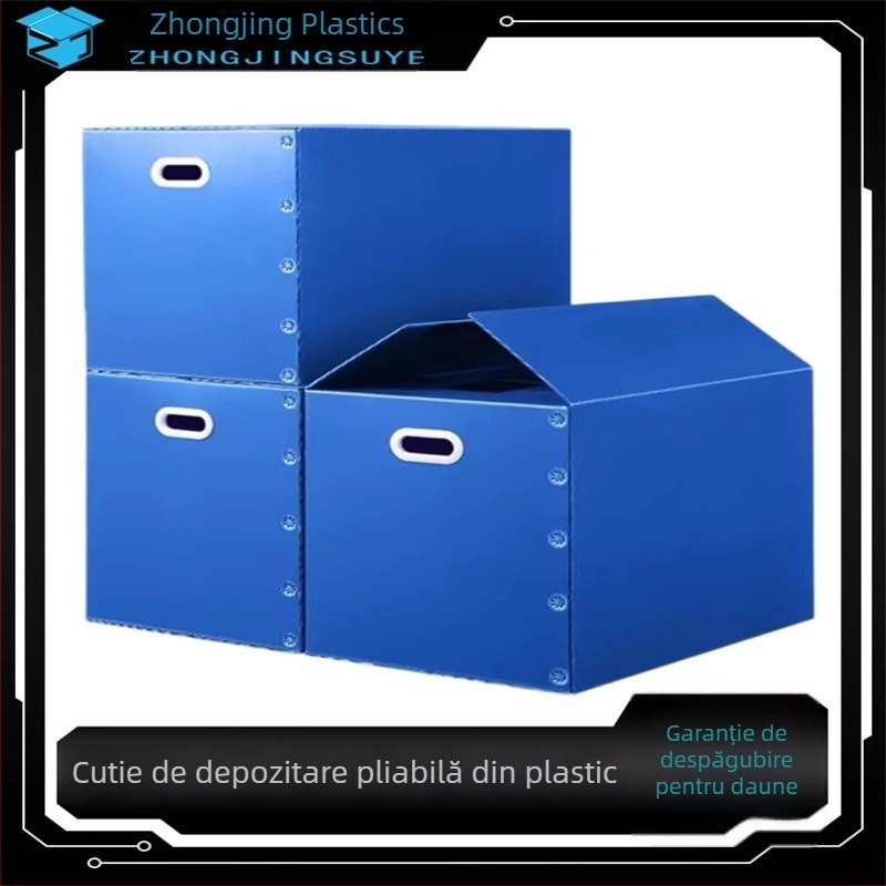 Cutie de depozitare din PP, pliabilă, impermeabilă, pentru cărți și haine, marcă Medium Crystal