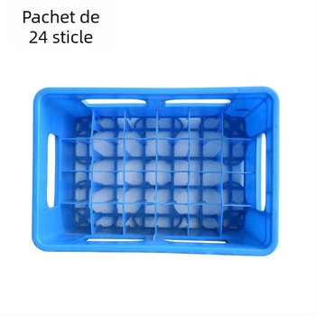Coș de băuturi HDPE cu 24 compartimente, Cutie pentru bere, Turnare prin injecție într-un singur ciclu, Capacitate de încărcare 50, Rezistent la apă și umezeală, Brand Qibo Plastic Industry
