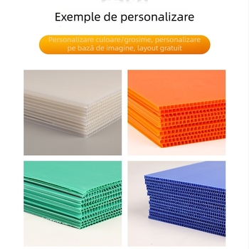 Cutie de transport pliabilă din PP cu placă goală – impermeabilă, anti-static, pentru depozitare