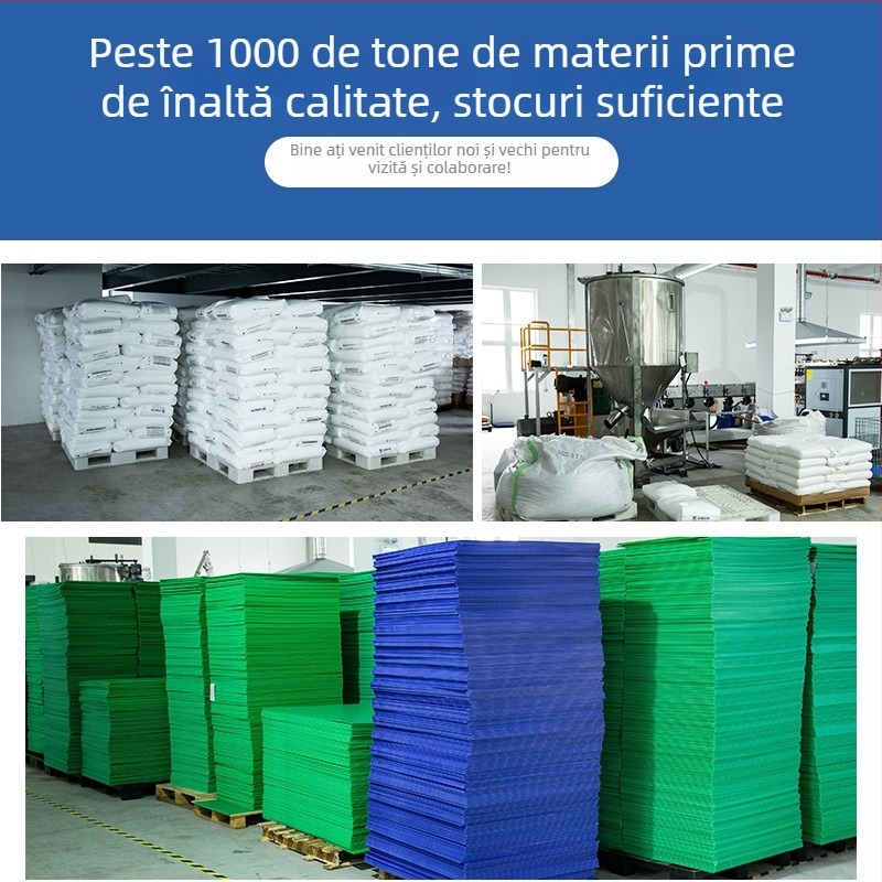 Cutie turnover din PP, impermeabilă, anti-statică, pliabilă, încărcare 30-400 kg