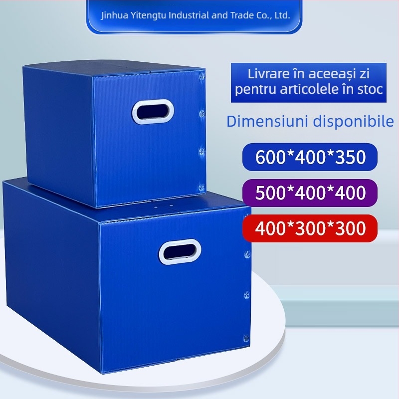 Cutie pliabilă din PP cu placă goală, impermeabilă, sudură cu ultrasunete, imprimare logo disponibilă, sarcină 5–50 kg