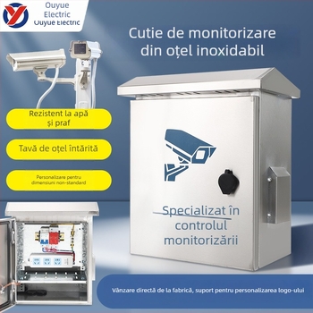 Cutie de monitorizare seria 201, montaj pe perete, rezistentă la intemperii, dimensiuni 600×800×180 mm, carcasă din fier